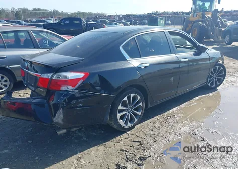 2015 Honda Accord Sport from USA, damaged, VIN 1HGCR2F57FA221276